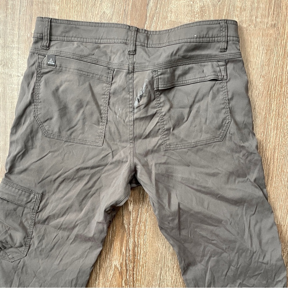 prAna Men's Zion Pant in Mud Brown Size 33W  32L M4ST32116 - Picture 6 of 12